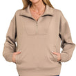 Load image into Gallery viewer, Scuba Half Zip Pullover