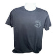 Load image into Gallery viewer, Mens Black and Grey Wave Check T-Shirt