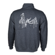 Load image into Gallery viewer, Unisex Bull Doggin 1/4 Zip Sweatshirt