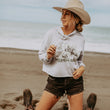 Load image into Gallery viewer, Womens Riptide Cropped Hoodie