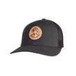 Load image into Gallery viewer, Saltwater Riders Leather Patch Retro Trucker Hat