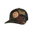 Load image into Gallery viewer, Saltwater Riders Leather Patch Retro Trucker Hat