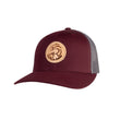 Load image into Gallery viewer, Saltwater Riders Leather Patch Retro Trucker Hat