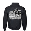 Load image into Gallery viewer, Wave Check 1/4 Zip Sweatshirt