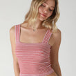 Load image into Gallery viewer, Modal Striped Square Neck Tank
