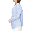 Load image into Gallery viewer, Blue Linen Button Down Shirt
