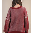 Load image into Gallery viewer, Wine Not oversized sweater
