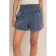 Load image into Gallery viewer, Smoked Waist Mineral Washed Shorts
