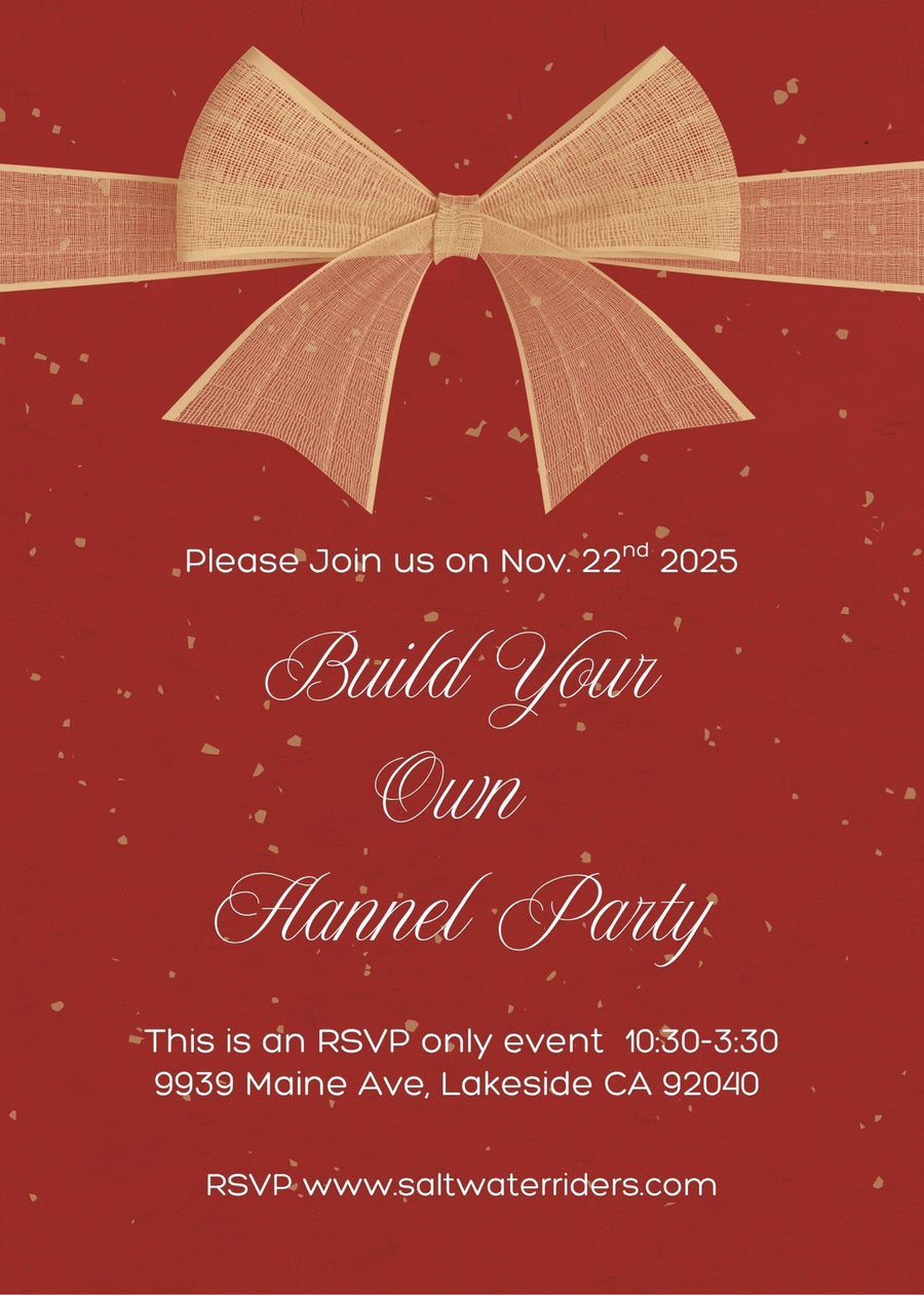 Build Your Own Flannel Party RSVP