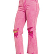 Load image into Gallery viewer, Alyssa Acid Washed Distressed Jeans
