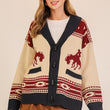 Load image into Gallery viewer, Vintage Toggle button western cardigan
