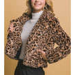 Load image into Gallery viewer, Dutton Faux Fur Leopard Jacket
