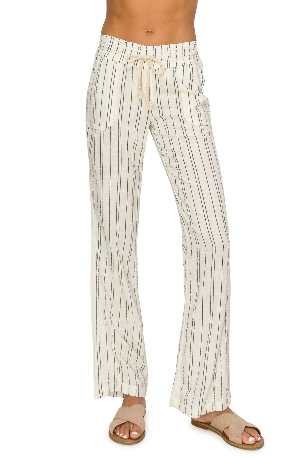 Striped Linen Pants
