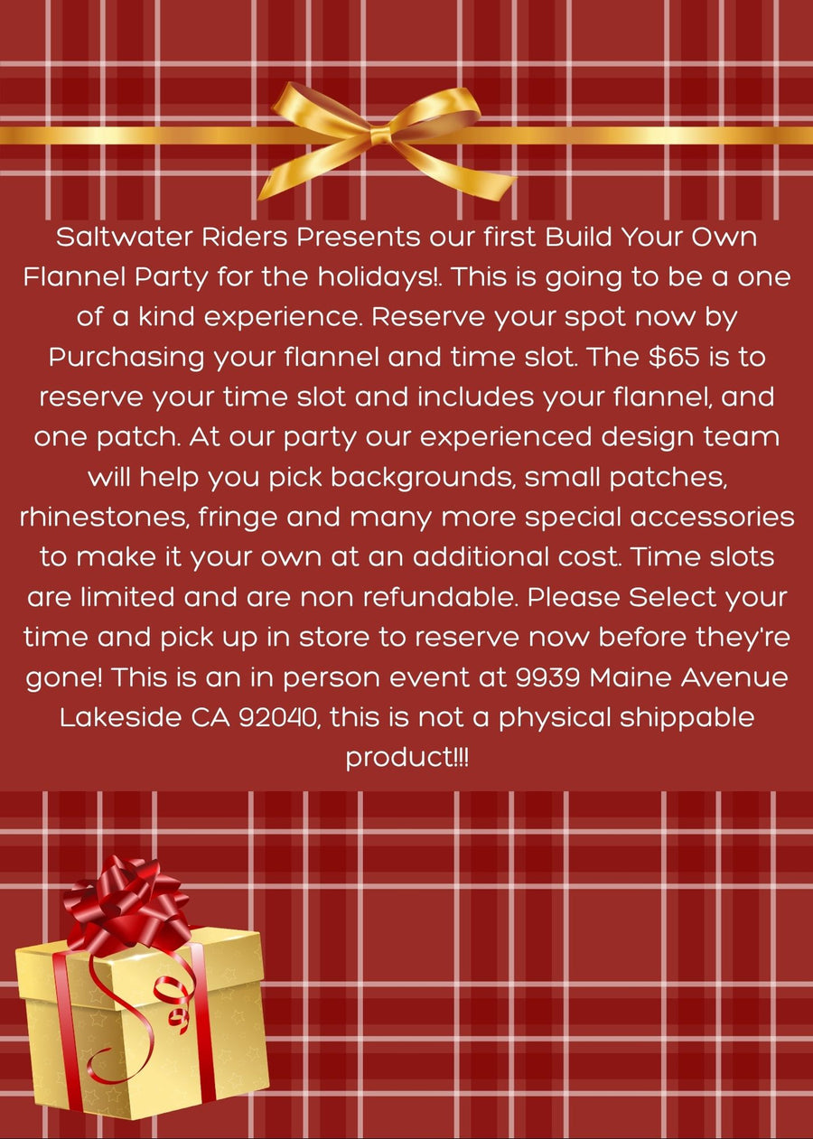 Build Your Own Flannel Party RSVP