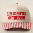 Load image into Gallery viewer, Life Is Better On The Farm Trucker Hat
