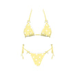 Load image into Gallery viewer, Yellow Polkadot Bikini Top
