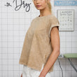 Load image into Gallery viewer, Mineral wash Extended Shoulder Top
