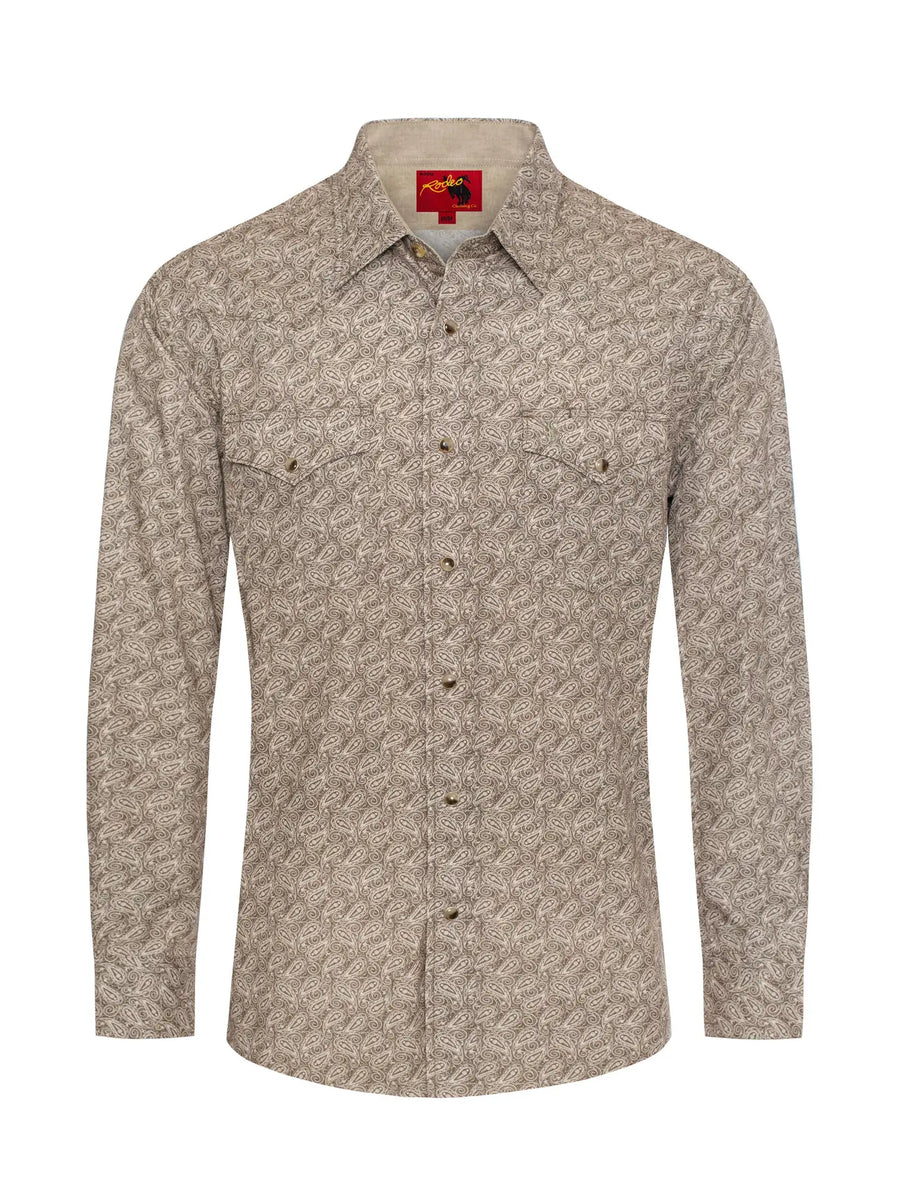 Mens Western Pearl Snap