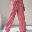 Load image into Gallery viewer, Red Gingham Pants
