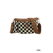 Load image into Gallery viewer, Duo Checkered Crossbody Sling Bag
