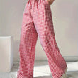 Load image into Gallery viewer, Red Gingham Pants
