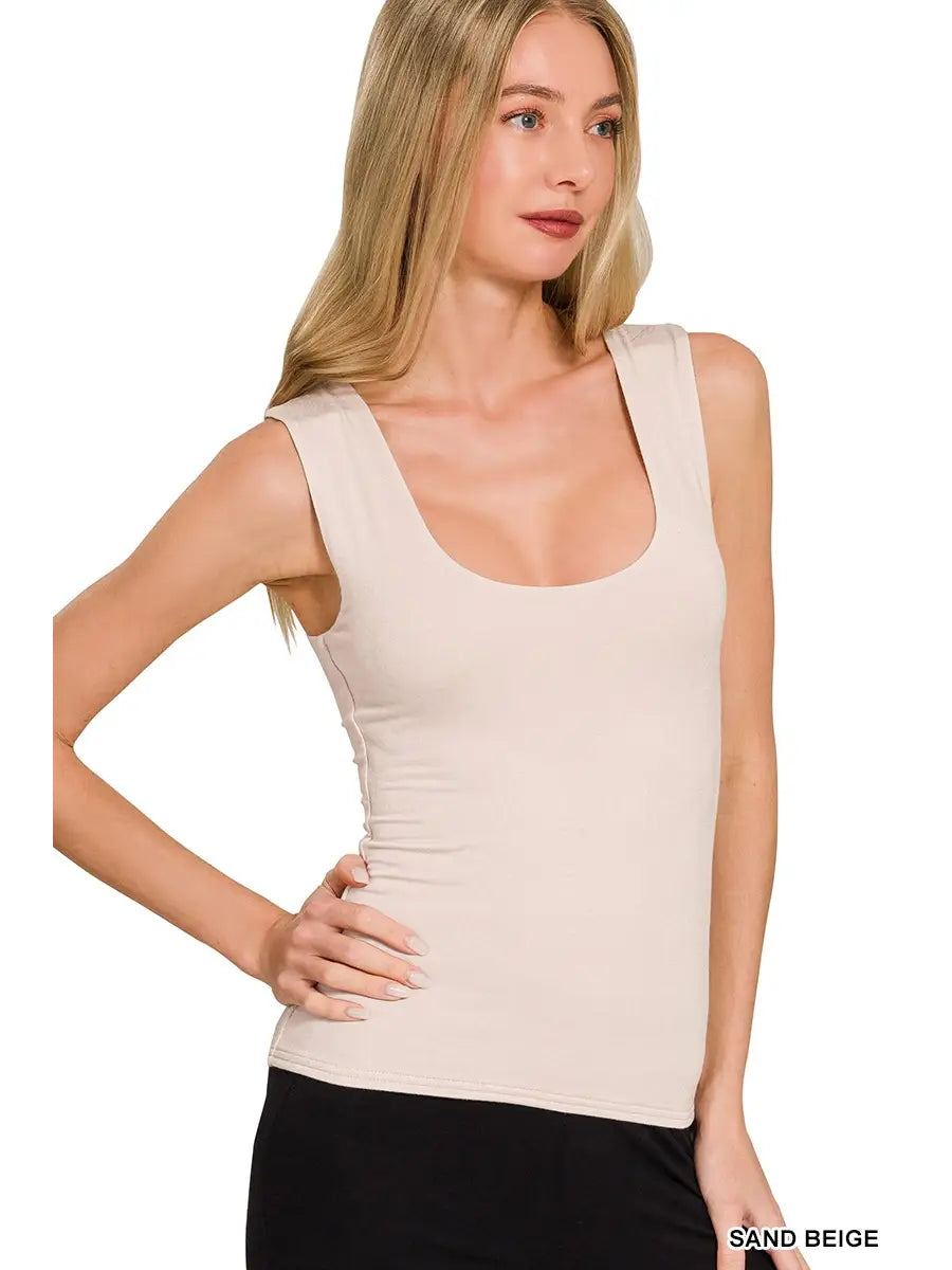 Full length double lined tank
