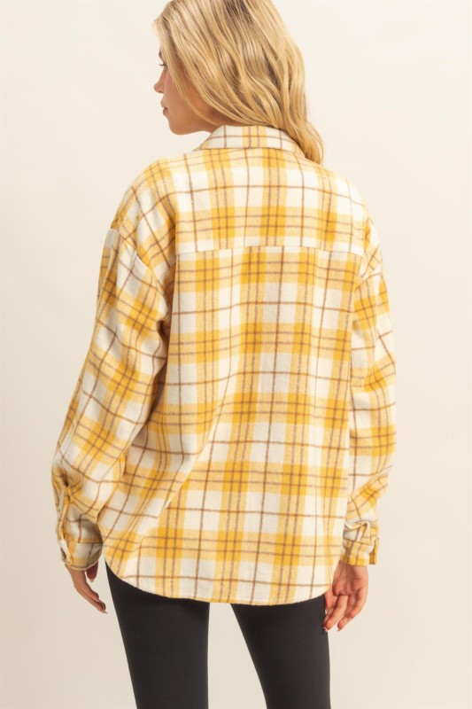 Yellow Plaid Shacket