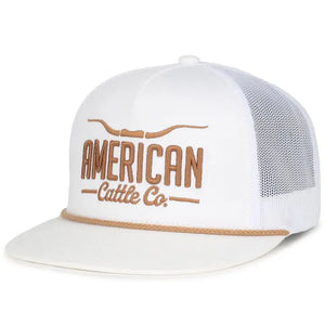 American Cattle Co. Long Horn Flat Bill Hat