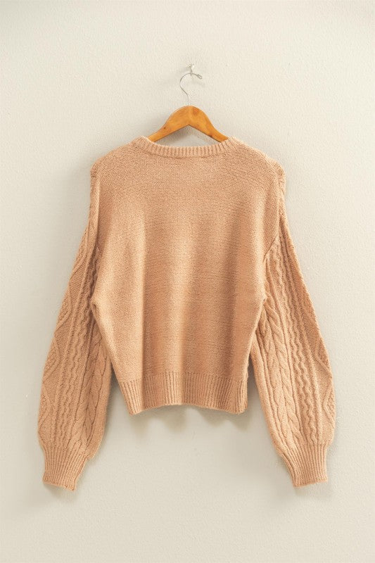 Cable Knit Fall Sweater