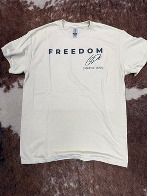 Freedom Charlie Kirk Tee