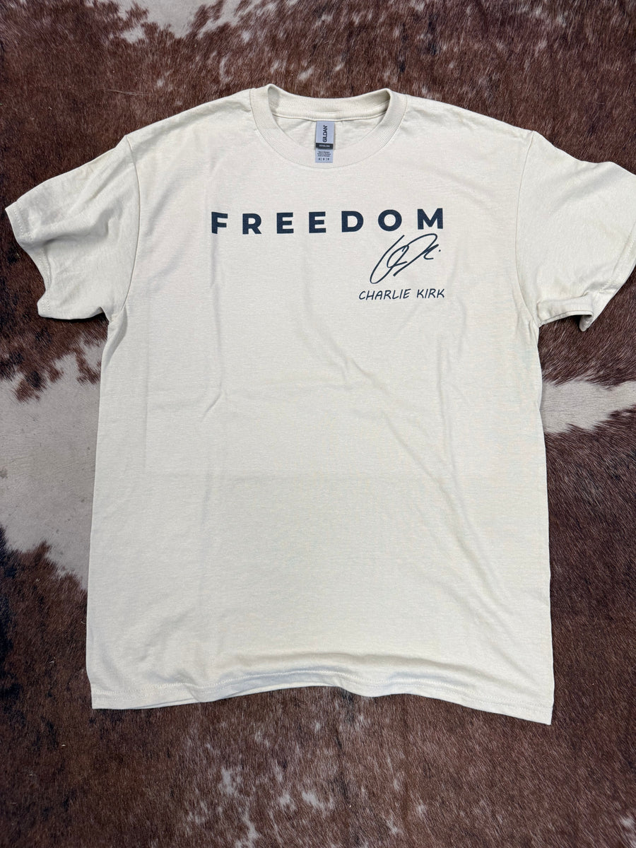 Freedom Charlie Kirk Tee