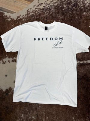 Freedom Charlie Kirk Tee