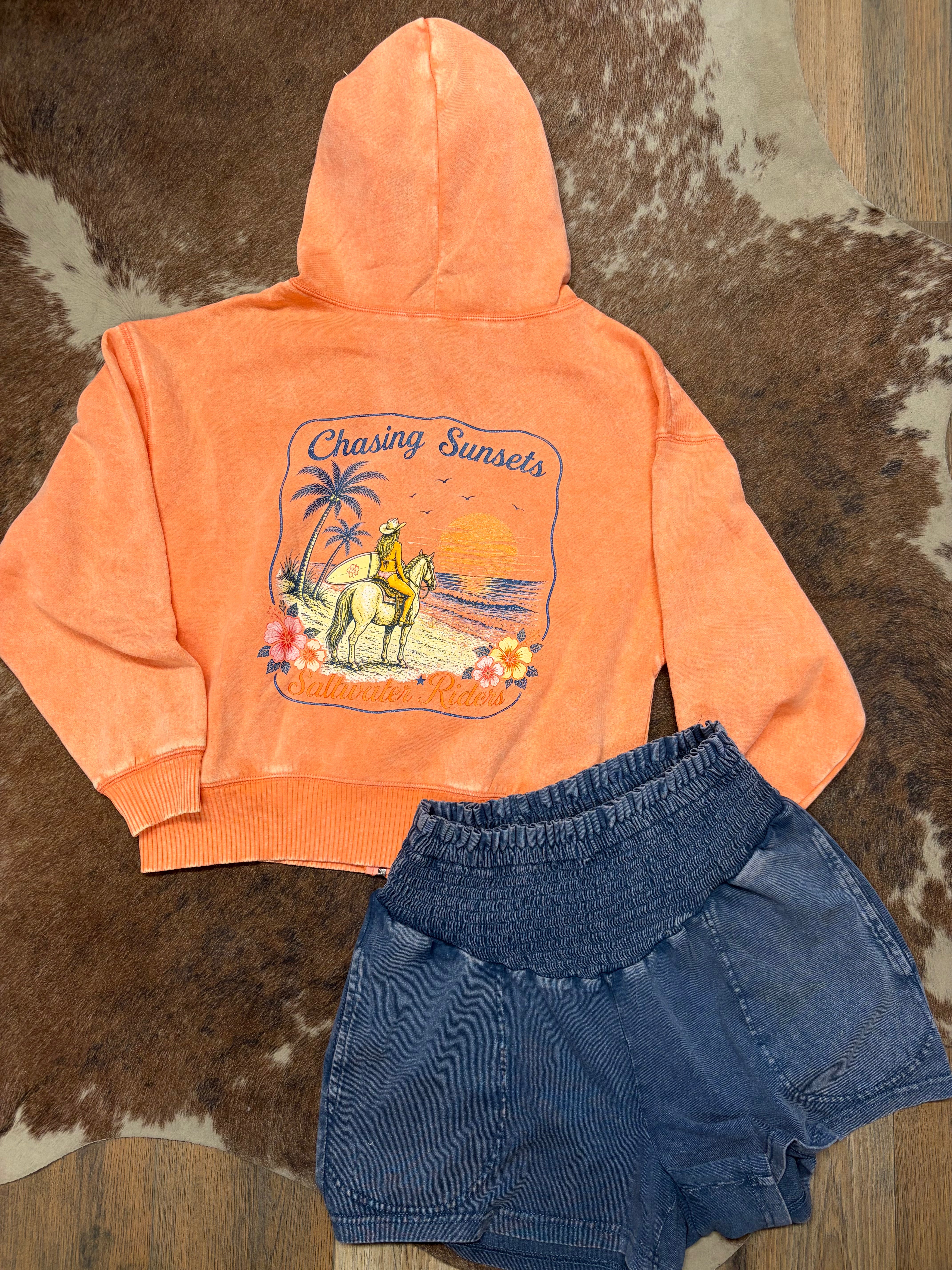 Chasing Sunsets Zip Up Hoodie