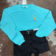 Load image into Gallery viewer, Even The Winds &amp; Waves Obey Him Cropped Sweatshirt
