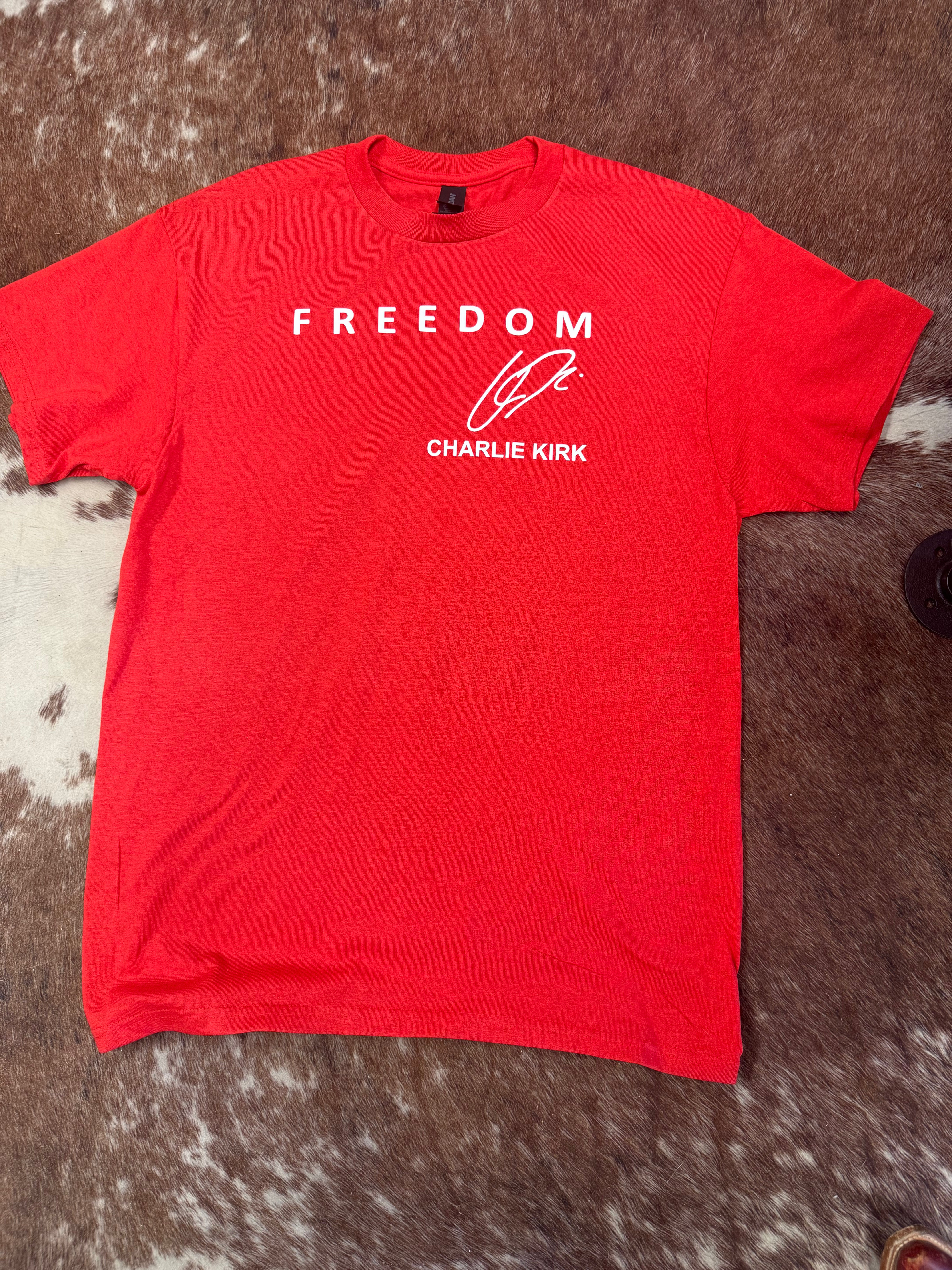 Freedom Charlie Kirk Tee