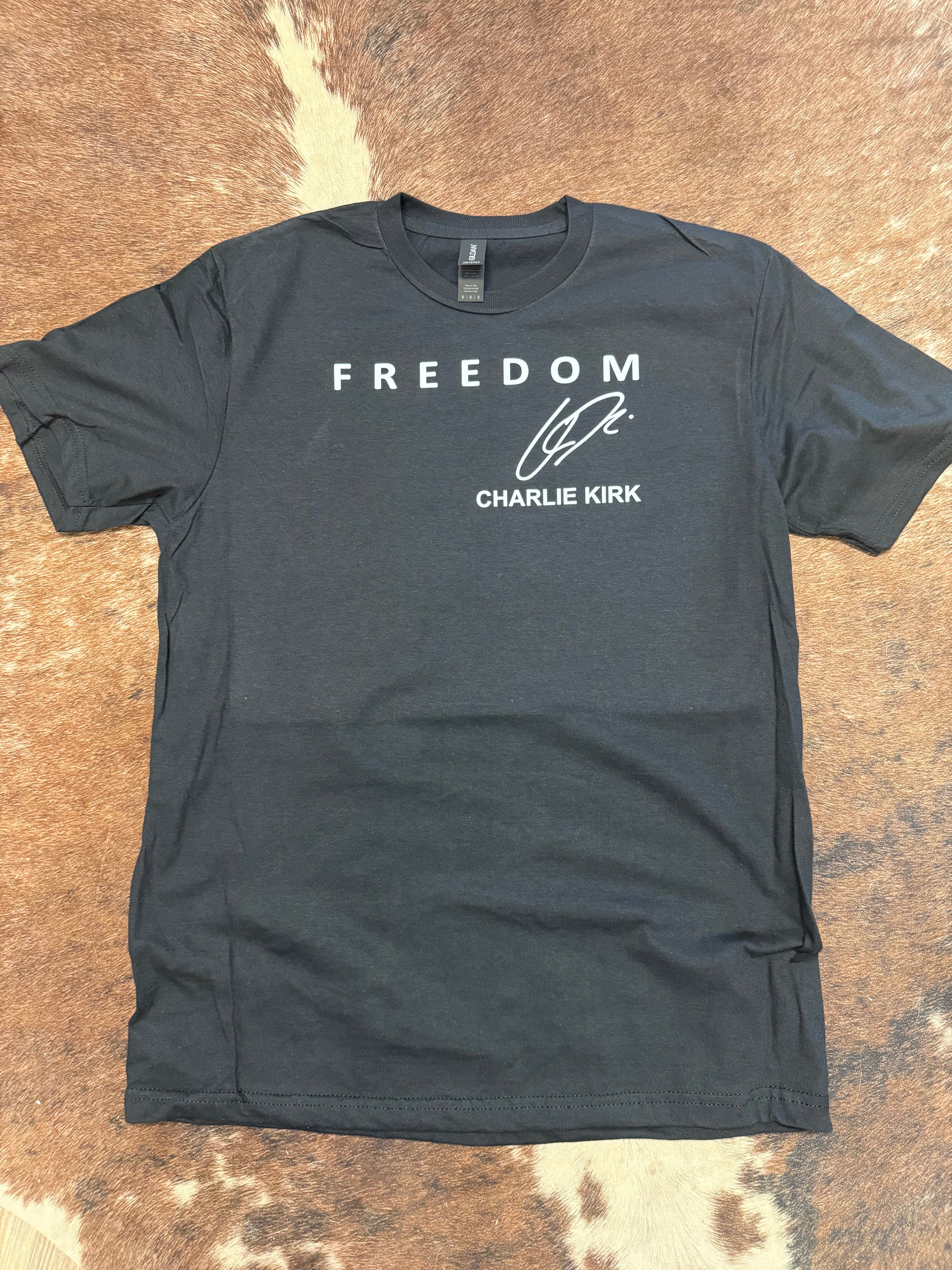 Freedom Charlie Kirk Tee