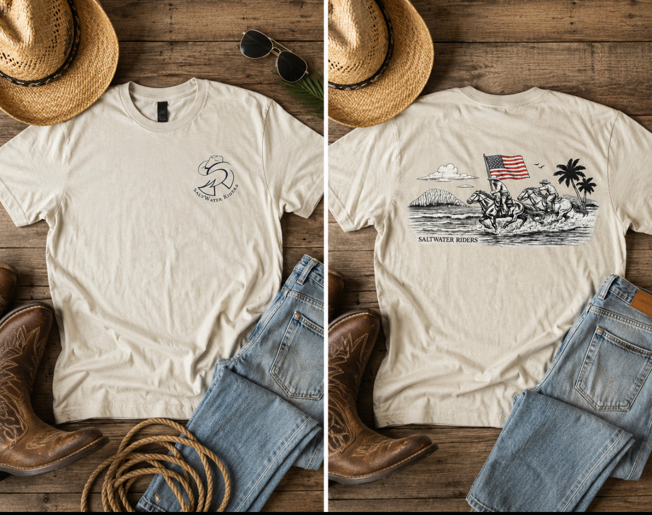 Saltwater Morrow Bay Freedom T-Shirt