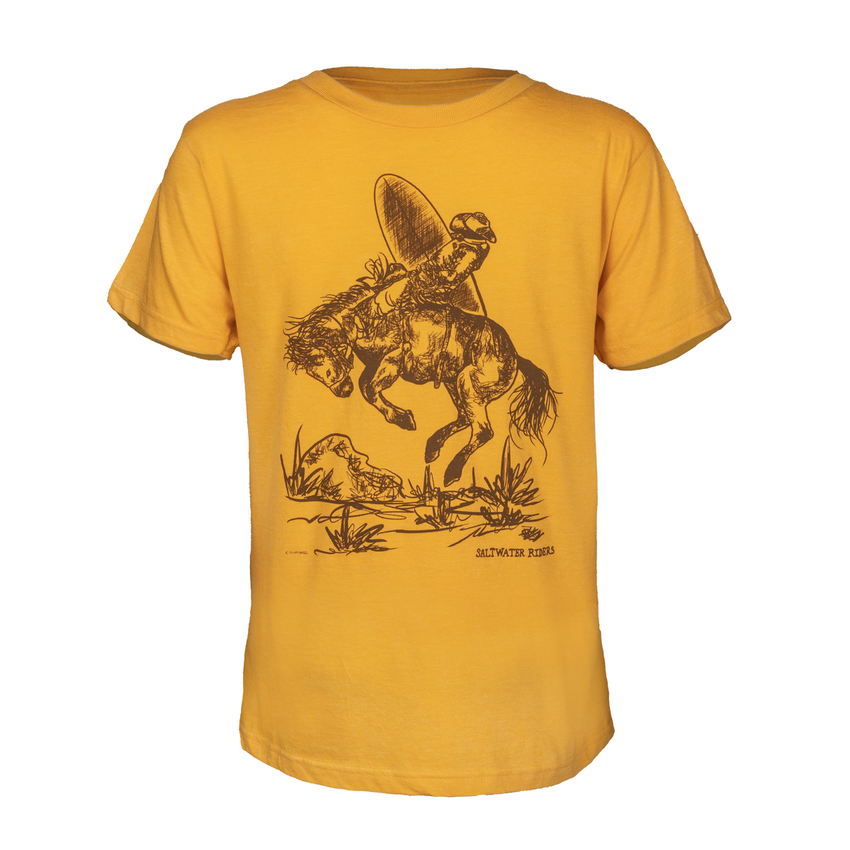 Kid's Bronc Rider T-Shirt – SaltWater Riders