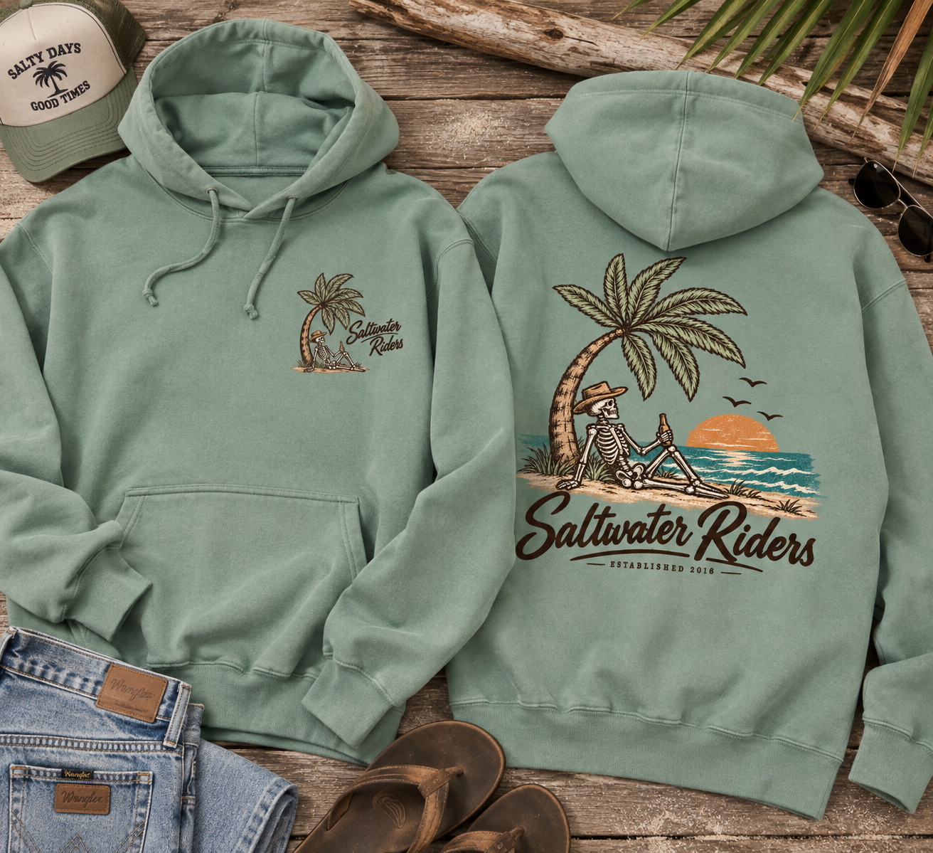 SWR Skeleton Chillin Hoodie