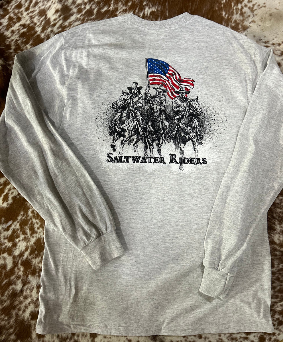 Unisex Freedom Riders Long Sleeve T-Shirt – SaltWater Riders