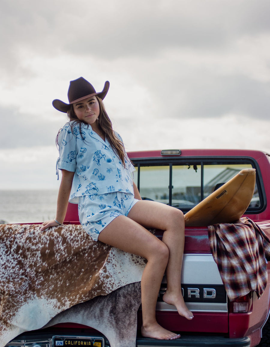 Salty Cowgirl Linen Set