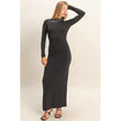 Load image into Gallery viewer, Back in Black Maxi Dress
