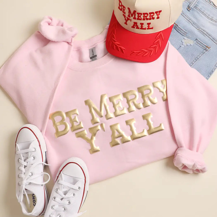 Be Merry Y'all Crewneck