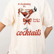 Load image into Gallery viewer, It&#39;s Beginning To Look A lot Like Cocktails Tee
