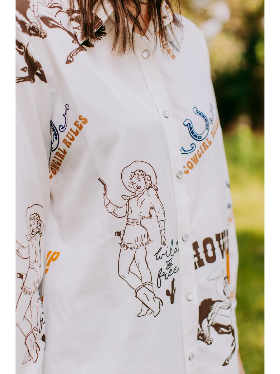 Wild and Free Women's Button Up