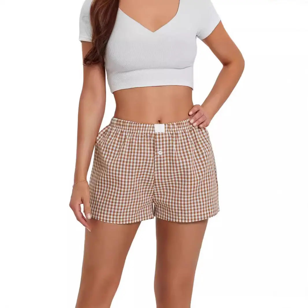 Women's Gingham Shorts