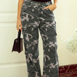 Load image into Gallery viewer, Camo Cargo Wide Leg Jeans
