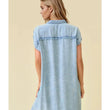 Load image into Gallery viewer, She's All That Denim T-shirt Dress
