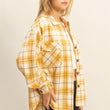 Load image into Gallery viewer, Yellow Plaid Shacket
