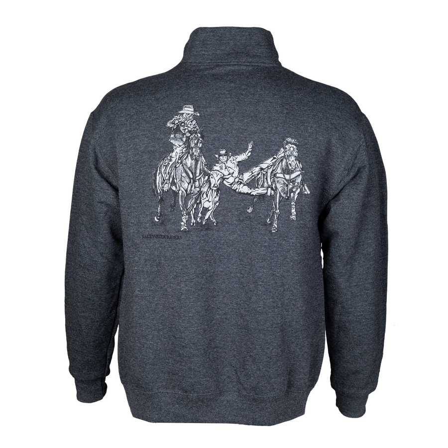 Unisex Bull Doggin 1/4 Zip Sweatshirt